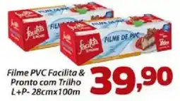 Confiança Supermercados filme pvc facilita & pronto com trilho oferta
