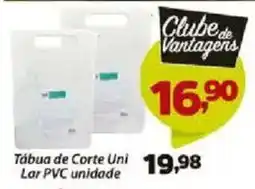 Confiança Supermercados Tábua de Corte Uni Lar PVC oferta
