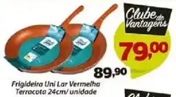 Confiança Supermercados Frigideira Uni Lar Vermelha Terracota oferta