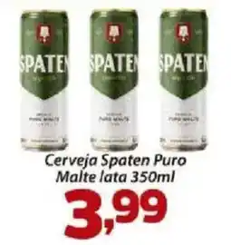 Confiança Supermercados Cerveja Spaten Puro Malte oferta