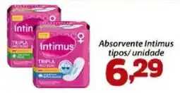 Confiança Supermercados Absorvente intimus oferta