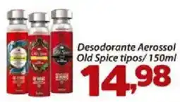 Confiança Supermercados Desodorante Aerossol Old Spice tipos oferta