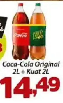 Confiança Supermercados Coca-Cola Original 2L + Kuat 2L oferta
