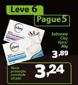 Confiança Supermercados Sabonete Cloy oferta
