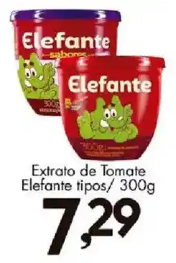 Confiança Supermercados Extrato de Tomate Elefante tipos oferta