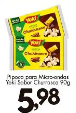 Confiança Supermercados Pipoca para Micro-ondas Yoki Sabor Churrasco oferta