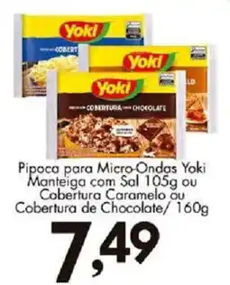 Confiança Supermercados Pipoca para Micro-Ondas Yoki oferta