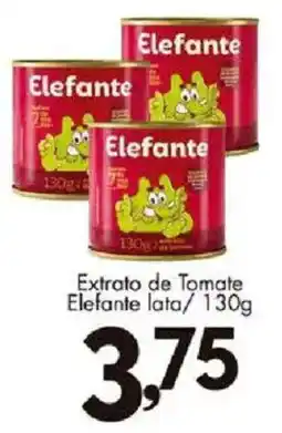 Confiança Supermercados Extrato de Tomate Elefante lata oferta