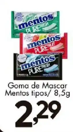 Confiança Supermercados Goma de Mascar Mentos tipos oferta