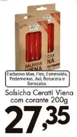 Confiança Supermercados Salsicha ceratti viena oferta