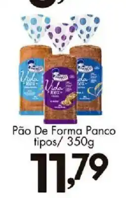 Confiança Supermercados Pão De Forma Panco oferta