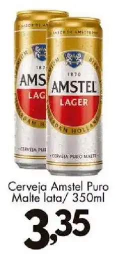 Confiança Supermercados Cerveja Amstel Puro Malte oferta