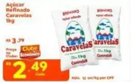 Econômico Atacadão Açúcar refinado caravelas oferta