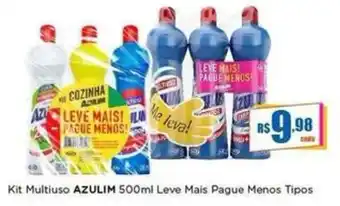 Rede Mais Supermercados Kit multiuso azulim oferta