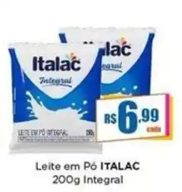 Rede Mais Supermercados Leite em Pó Italac oferta