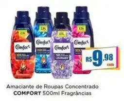 Rede Mais Supermercados AmaciantedeRoupasConcentrado Comfort 500ml Fragrâncias oferta