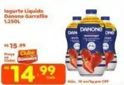 Econômico Atacadão Iogurte Líquido Danone Garrafa oferta