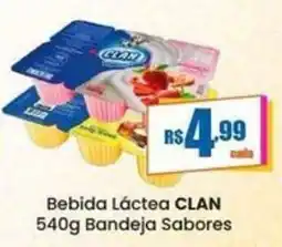 Rede Mais Supermercados Bebida Láctea Clan oferta