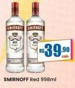 Rede Mais Supermercados Smirnoff red oferta