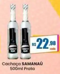 Rede Mais Supermercados Cachaça samanau prata oferta