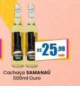 Rede Mais Supermercados Cachaça samanaú ouro oferta