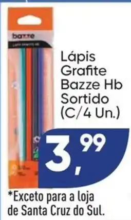 Imec Supermercados Lápis Grafite Bazze Hb Sortido oferta
