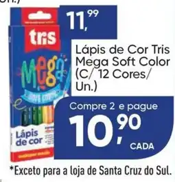 Imec Supermercados Lápis de cor Tris Mega Soft Color oferta