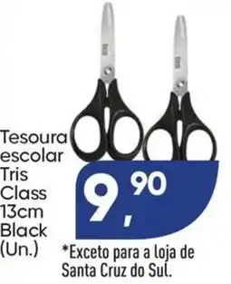 Imec Supermercados Tesoura escolar Tris Class Black oferta