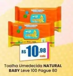 Rede Mais Supermercados Toalha Umedecida Natural Baby oferta