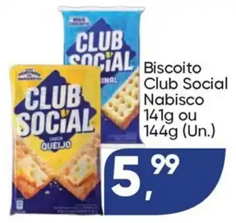 Imec Supermercados Biscoito club social oferta
