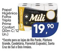 Imec Supermercados Papel Higiênico Folha Tripla Prime Confort oferta