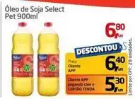 Tenda Atacado Select - óleo de soja pet 900ml oferta