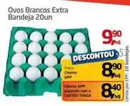 Tenda Atacado Extra - ovos brancos extra bandeja 20un oferta