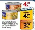 Tenda Atacado Select - atum ralado em óleo comestivel ou ao natural oferta