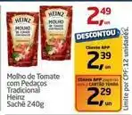 Tenda Atacado Heinz - molho de tomate com pedaços tradicional oferta