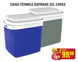 Zebu Carnes Supermercados Caixa térmica soprano 22l cores oferta