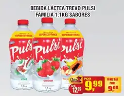 Zebu Carnes Supermercados bebida láctea trevo pulsi família 1,1kg sabores oferta
