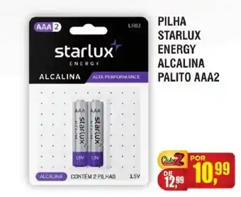 Zebu Carnes Supermercados Pilha starlux energy alcalina palito aaa2 oferta