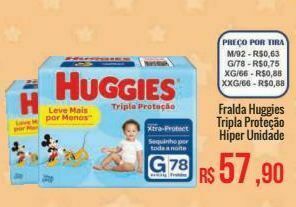 Mart Minas Fralda huggies tripla proteção hiper unidade oferta