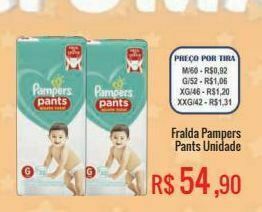 Mart Minas Fralda pampers pants unidade oferta