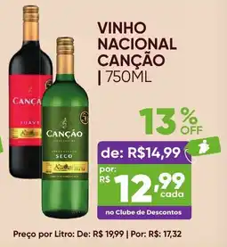 Pais e Filhos Supermercados vinho nacional canção oferta