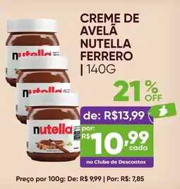 Pais e Filhos Supermercados Creme de avelã nutella ferrero oferta