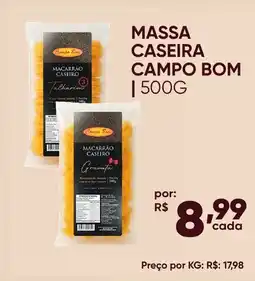Pais e Filhos Supermercados Massa caseira campo bom oferta