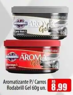 Proença Supermercados Aromatizante p/ carros rodabrill gel oferta