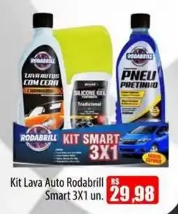 Proença Supermercados Kit Lava Auto Rodabrill Smart 3X1 un. oferta