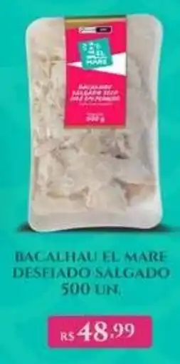 Proença Supermercados Bacalhau el mare desfiado salgado oferta