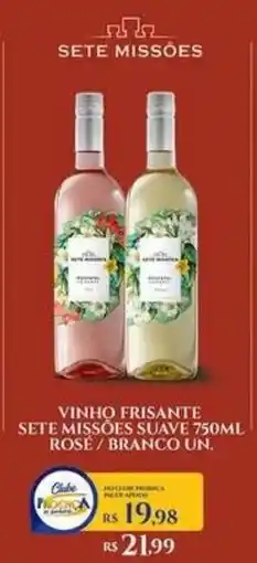 Proença Supermercados vinho frisante sete missões suave oferta
