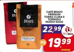Supermercado Bem Barato Café bravo premium torra clara e torrado moído oferta