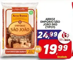 Supermercado Bem Barato Arroz branco oferta