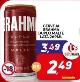 Supermercado Bem Barato Cerveja brahma duplo malte oferta